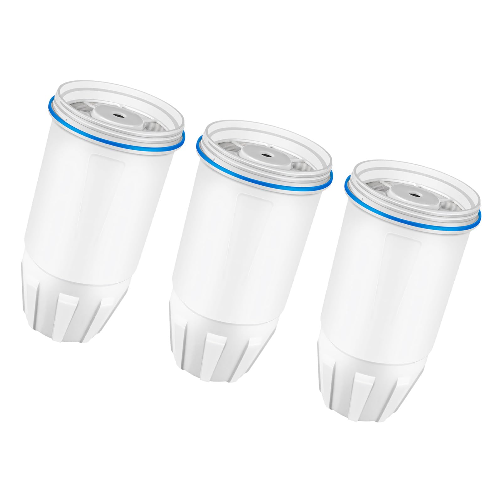 Set mit 3 praktischen Wasserfilter Ersatzkernen, Kunststoffkonstruktion, geeignet für mehrere Pitcher Modelle, kompatibler Wasserfilter