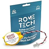 Rome Tech CMOS Battery for Lenovo ThinkPad X60 X60s X61 X61s X200 X201 X201i X200s X200si - Laptop Backup BIOS RTC 3V CR2032 Battery with 3 Pin 3 Wire Cable (1-Pack)