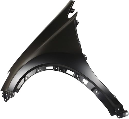 Miniatura 3 de Evan Fischer Guardabarros delantero compatible con Toyota RAV4 2013-2018, imprimado, acero, con orificios de moldeo, vehículo construido en América