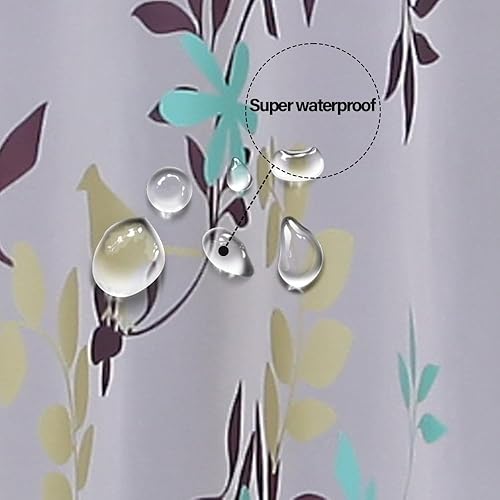 Vista 196 de Forro de plástico para ducha, forro de cortina de ducha de PEVA 4G de alta calidad con ojales inoxidables y 3 imanes pesados, cortinas de ducha