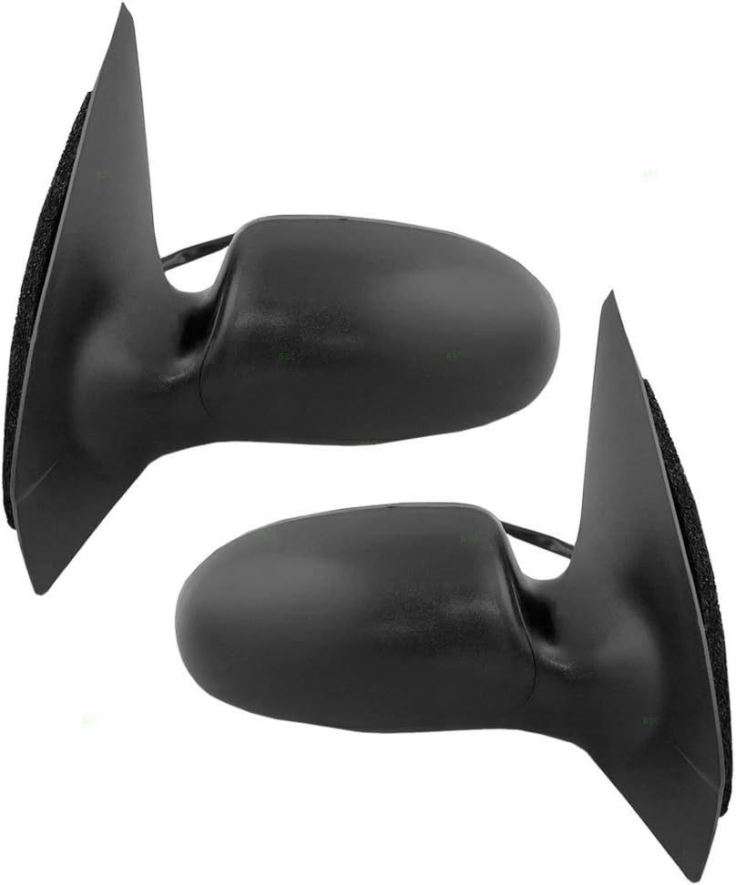 Driver and Passenger Power Side View Mirrors Heated Textured Replacement for 2003-2007 Focus 6S4Z17683CA 6S4Z 17682 CA