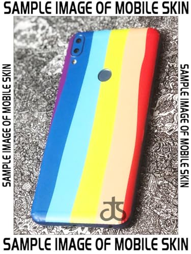 Image of AtOdds - Full Body Back Screen Guard Protector Film - Lamination Wrap Skin Sticker Compatible with REDMI 12 (5G) | Scratchproof Matte Finish (Design - Rainbow)