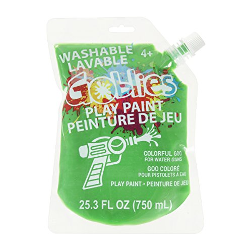 Goblies 30062896 25.3 Fl. Oz. Play Paint for Water Guns, Green