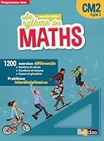 Au rythme des maths CM2 2016 Nouvelle édition manuel élève par domaines 2047334810 Book Cover