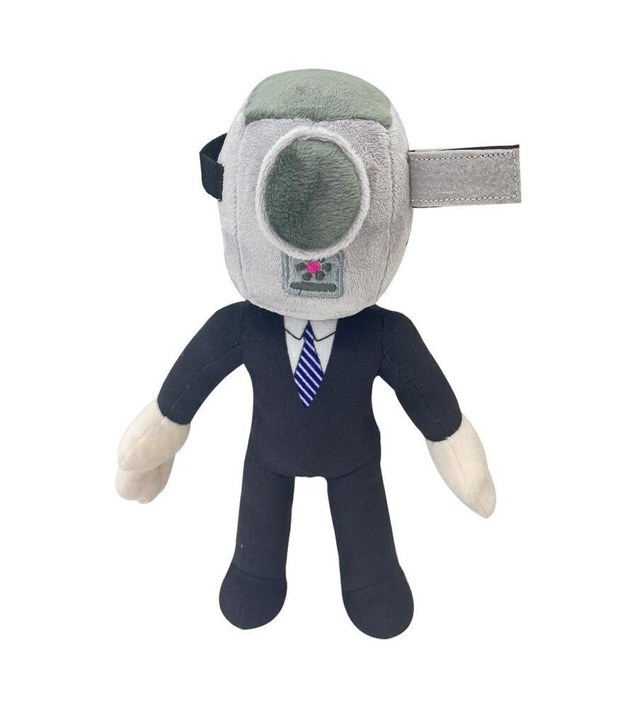 showkah® Skibidi 25-30CM Camera Man Plush Toy Famous Plushies Kids Bedding Cuddle and Pillow Toy Buddy for Kids Girls Cotton Stuffed Decorative Toy & Soft Plush Toy (Camera Man)