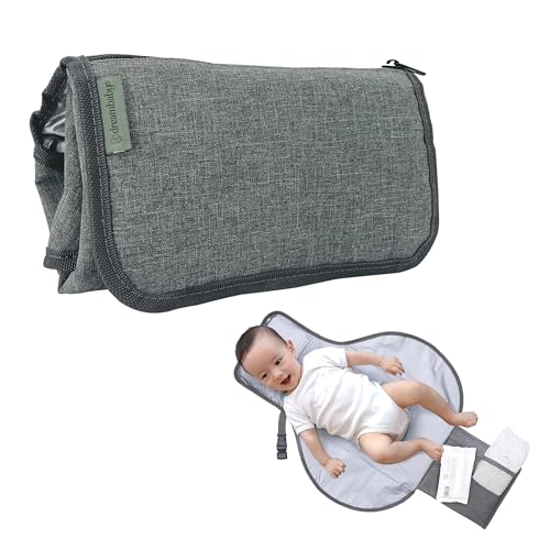 Image of Dreambaby Fold and Go Baby Changing Pad - Portable Diaper Changing Pad - Organizer Pockets, Cushioned, Foldable Changing Mat Fits in Diaper Bag for Easy On the Go Diaper Changing Pad, Great for Travel