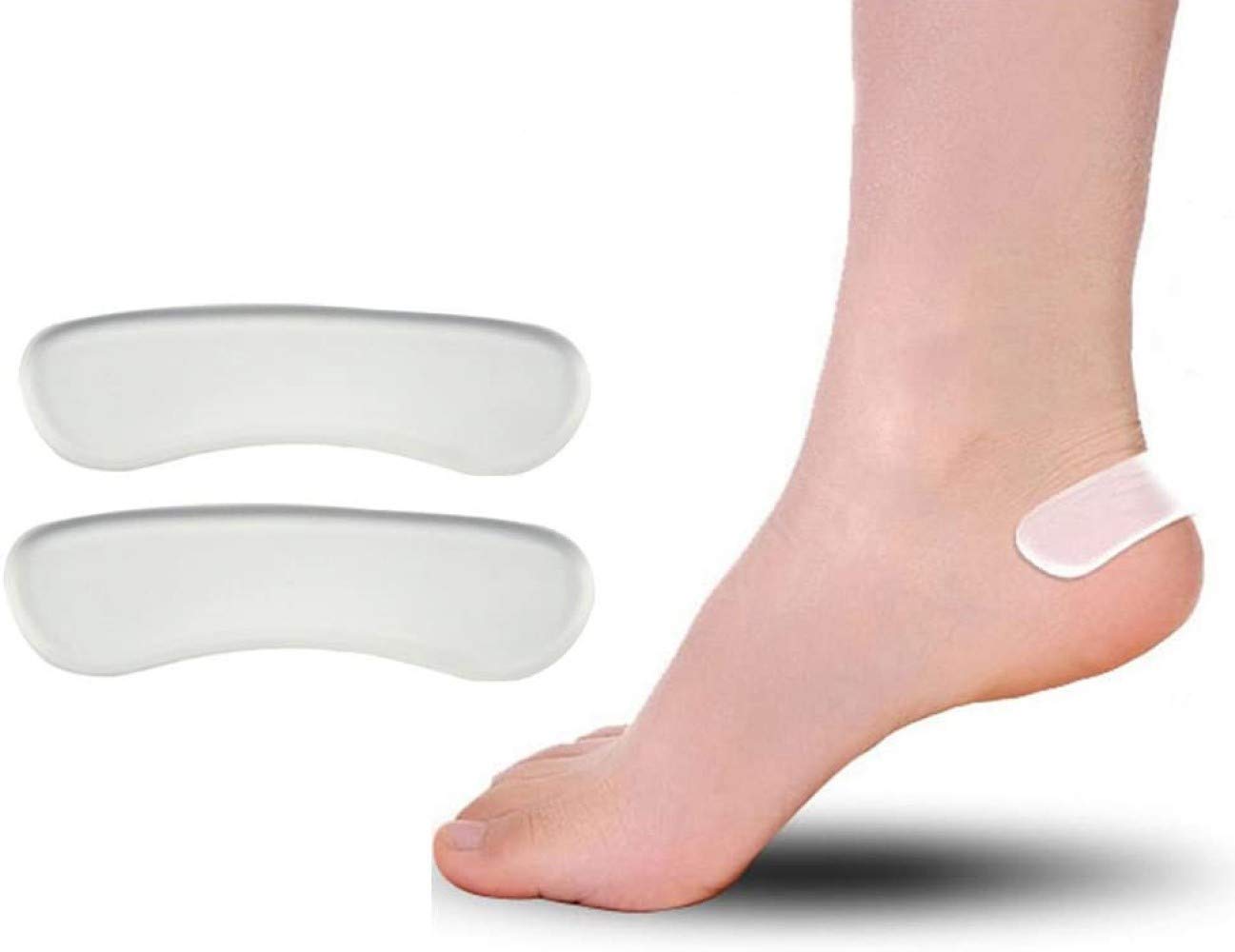 Heel Grips by Pedimend™ | for Shoes Too Big | Gel Heel Grips | Back Inserts Add Extra Volume | Protect from Slipping Out and Rubbing | Stay Firmly Cushion Softly