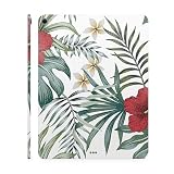 Glossy Glitter Tablet Skin Compatible with Apple iPad Air 11 (M2) 2024 - Tropical Hibiscus - Premium 3M Vinyl Protective Wrap Decal Cover - Easy to Apply | Crafted in The USA by MightySkins