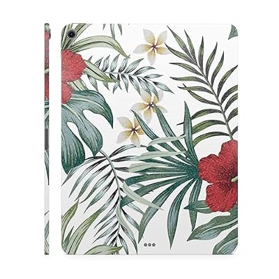 Glossy Glitter Tablet Skin Compatible with Apple iPad Air 11 (M2) 2024 - Tropical Hibiscus - Premium 3M Vinyl Protective Wrap Decal Cover - Easy to Apply | Crafted in The USA by MightySkins
