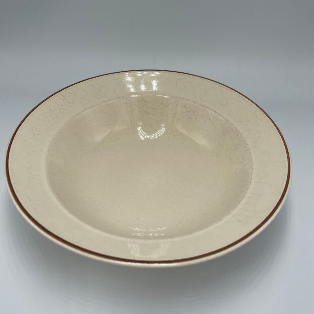 犬と梅の花の陶器皿2枚セット 深川製磁 干支皿