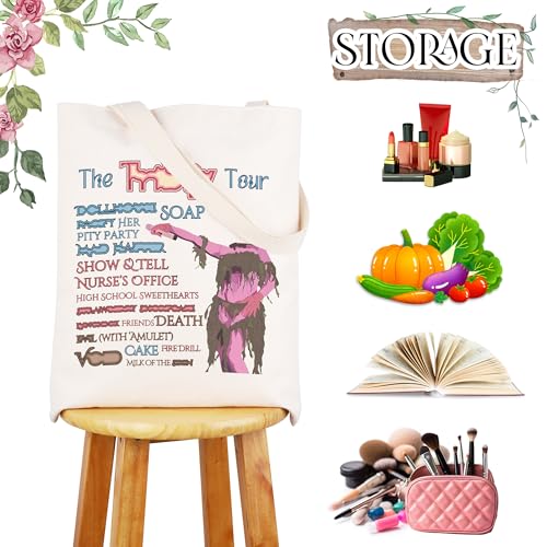 Bolso tipo tote American Singer inspirado en conciertos y álbumes de cantantes, regalo personalizado con memoria física miniatura 4