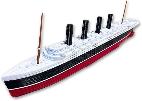 RMS Lusitania Model Ship 1 Ft Long By TitanicToyCo - Assembled Titanic Toys For Kids, Historically Accurate Titanic Toy, Titanic Ship, Titanic Cake Topper, Titanic Figurine, Titanic Boat