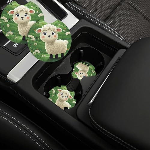 Posavasos para auto 2 piezas impermeable y antideslizante miniatura 1