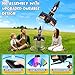 Rocket Launcher for Kids, 300 Feet Flight Altitude Rechargeable LED Spinner Rocket with Remote Control, Parachute Flying Model Rocket Toys, Electric Auto Launch Outdoor Space Toys Gifts for Ages 6-14
