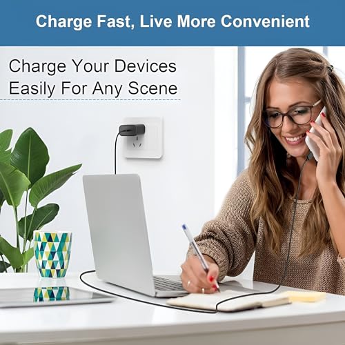 Image of 45watt Charger USB Type C Compatible with Samsung Note 10 / Note 10+ / Note 20 (New*Model Black)