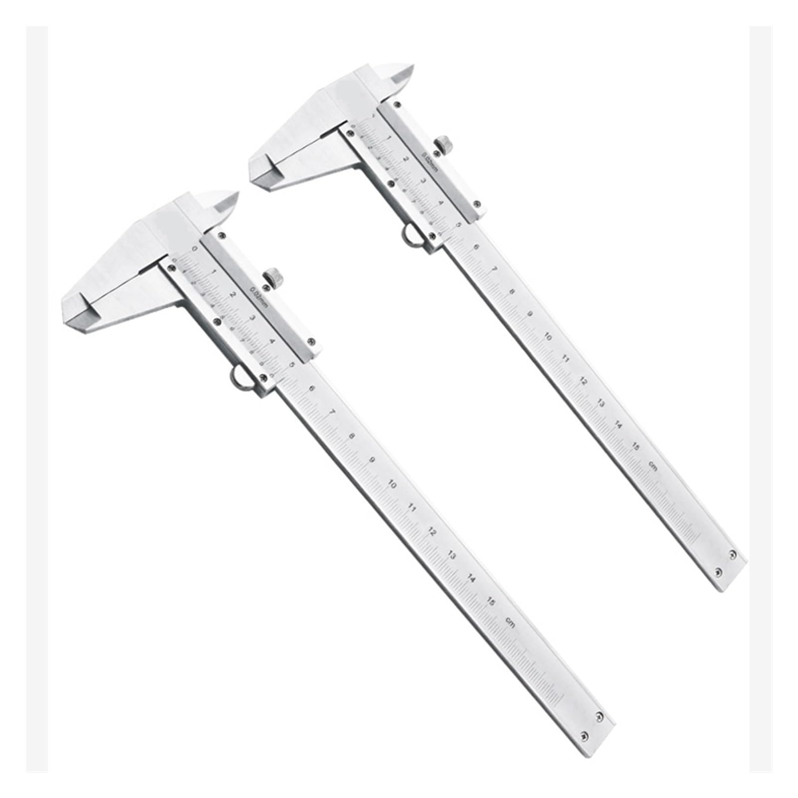 Calibrador Vernier de 6", 8" y 12" acero inoxidable, calibradores no digitales 0 a 300 mm, calibrador micrométrico manual,01, alta precisión,Procalibrado(0-300mm)