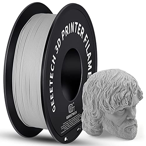 GEEETECH Matte PLA Filament 1 75mm pla Filament für 3D-Drucker 1 Spule 1kg Neu Grau