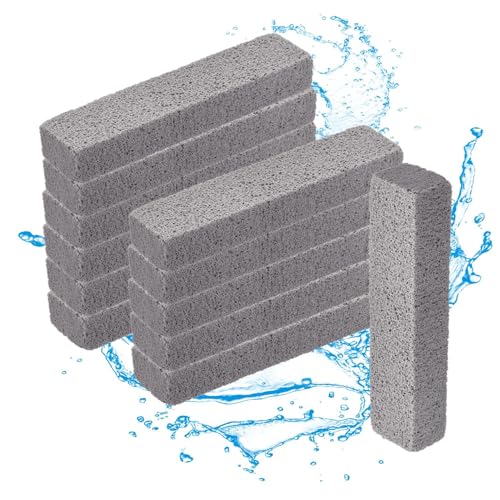 12 pezzi Pietra di Pulizia,Pietra Pomice Spazzole,Pietra per la pulizia della griglia,Pietra Pomice Spazzole per Pulizia,Pietra pomice per la pulizia,Adatto per griglie, cucine, docce, bagni, lavelli