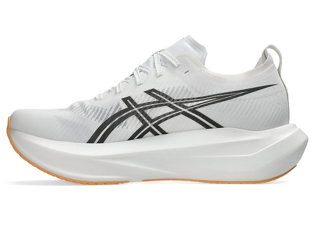 Asics Unisex Megablast Laufschuhe, Weiß/Piemont Grau, 44 EU