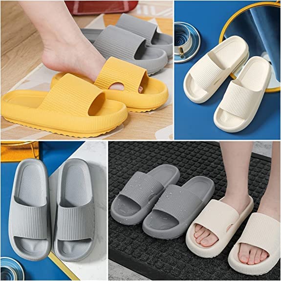 Buy COVS Pillow Slides Slippers, Quick Drying NonSlip Soft Pillow