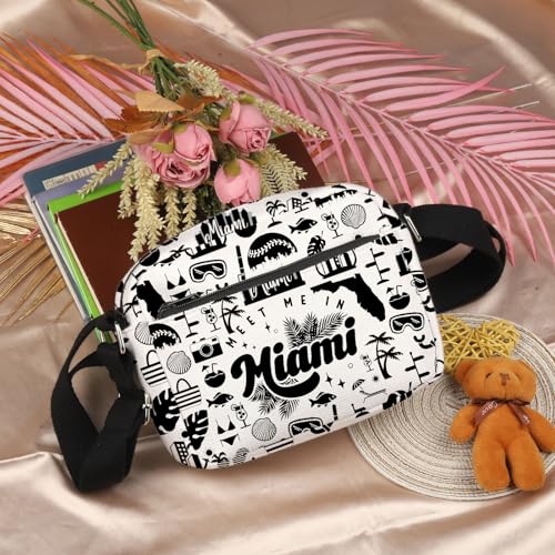Lywjyb Birdgot Miami City Crossbody Bag Miami Vacation Gift Miami Welcome Gift Miami Travel Trip Gift3