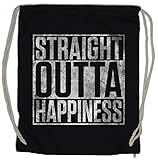 Peso: 140 g/m² Urban Backwoods Straight Outta Happiness Borsa da Palestra Sportiva
