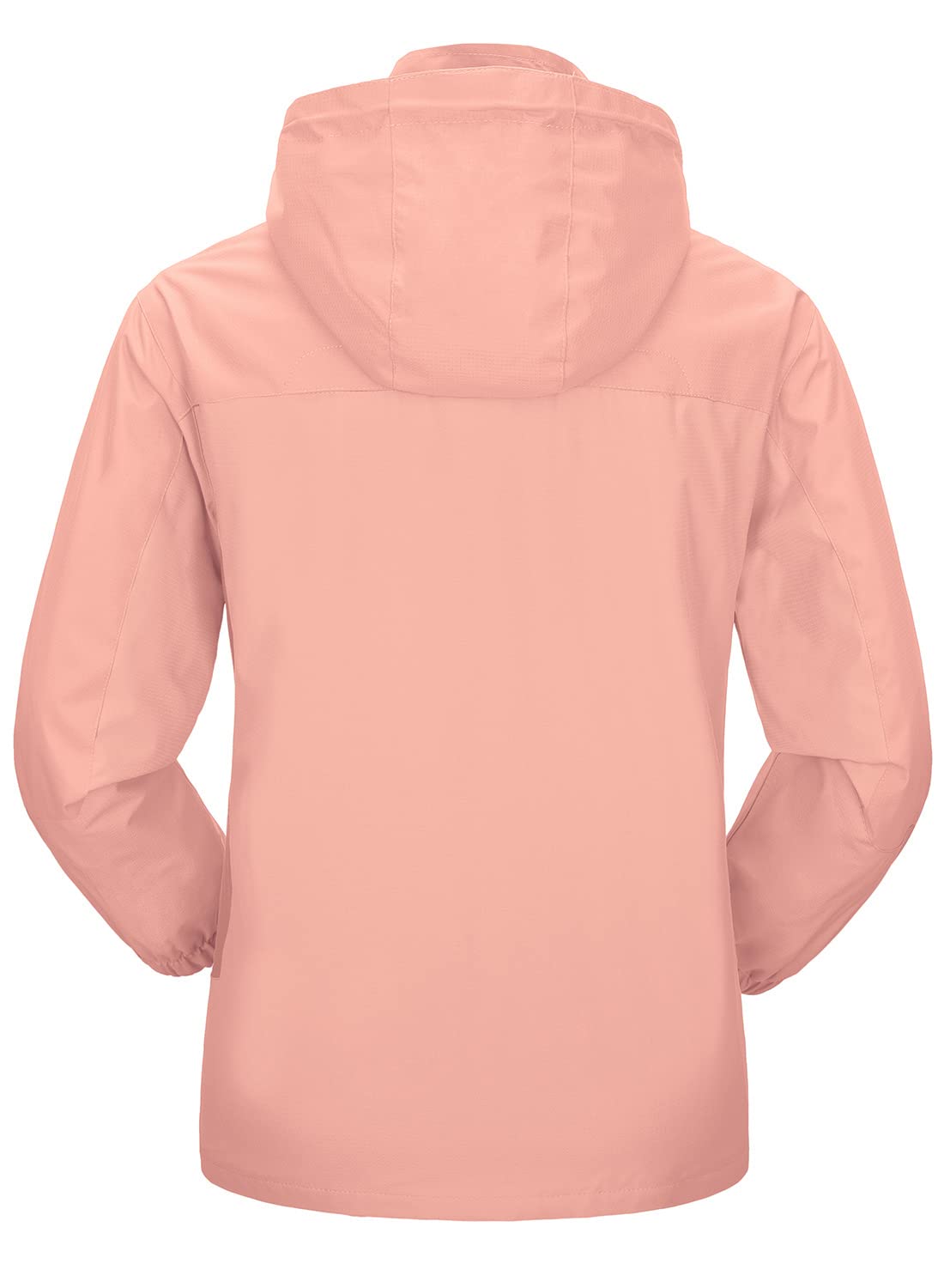 YSENTO Damen Outdoor Wanderjacke Wasserdicht Übergangsjacke Leicht Atmungsaktie Regenjacke Funktionsjacke mit Abnehmbarer Kapuze