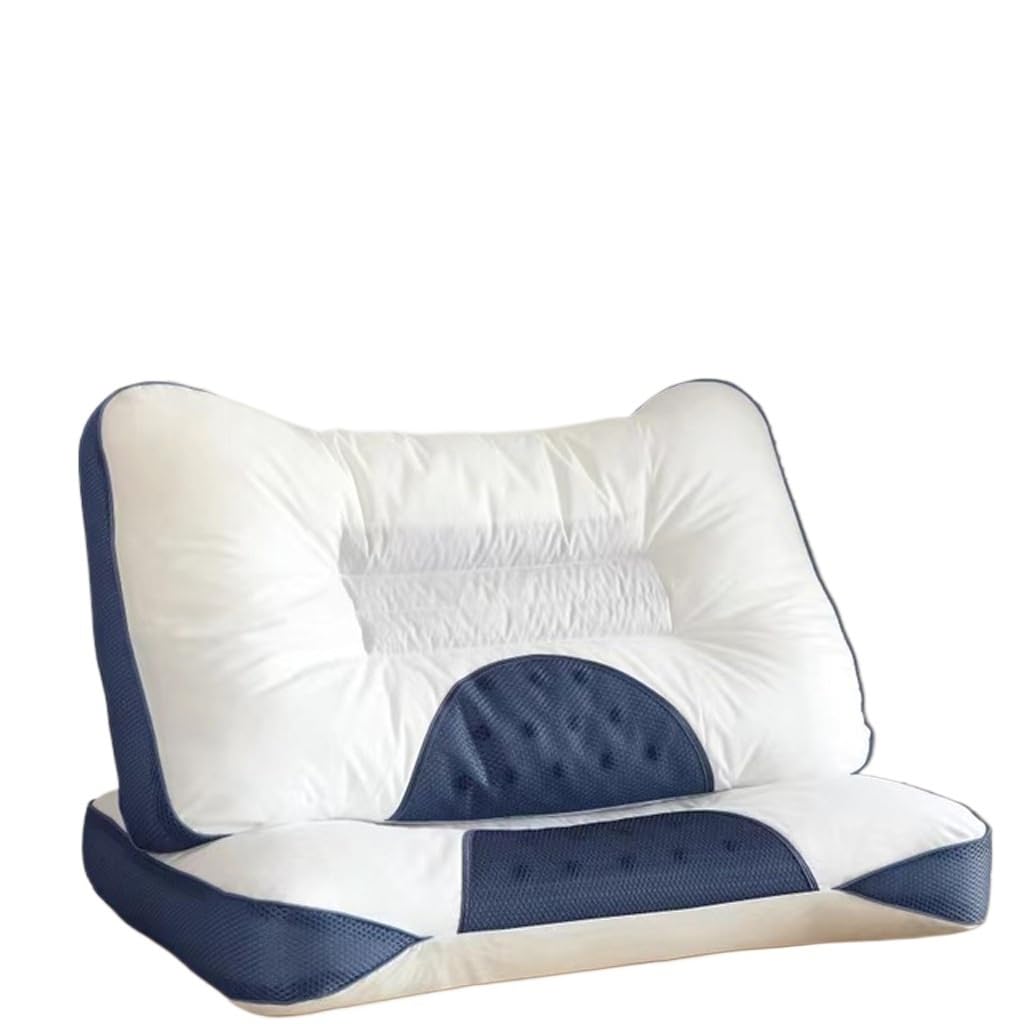 Cotton Cassia Pillow Protecting Cervical Spine Sleeping Cover Bedding(D)