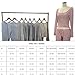 Womens Striped 2 Piece Sets Square Neck Top Wide Drawstring Leg Pants,Fashion Casual Lounge Set (Light Gray,XL)