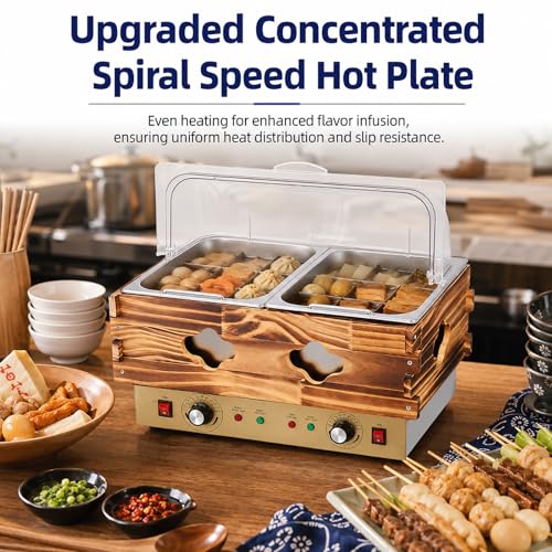 Chauffe-aliments électrique oden avec 18 grilles pour restauration rapide - 4