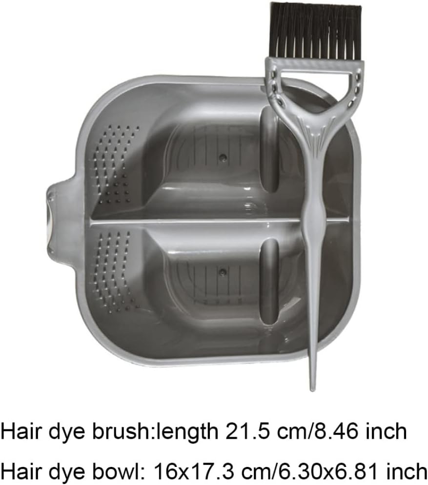 Hair Dyeing Tool Hair Coloring Brush Bowl Set Hair Tint Kit for DIY Salon Hair Dye 2PCS Colour Accessories : Beauty & Personal Care