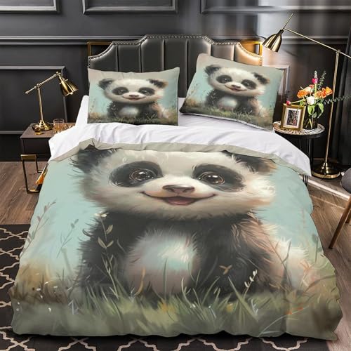 Housse de couette microfibre ultra douce lit double cocooning - 4