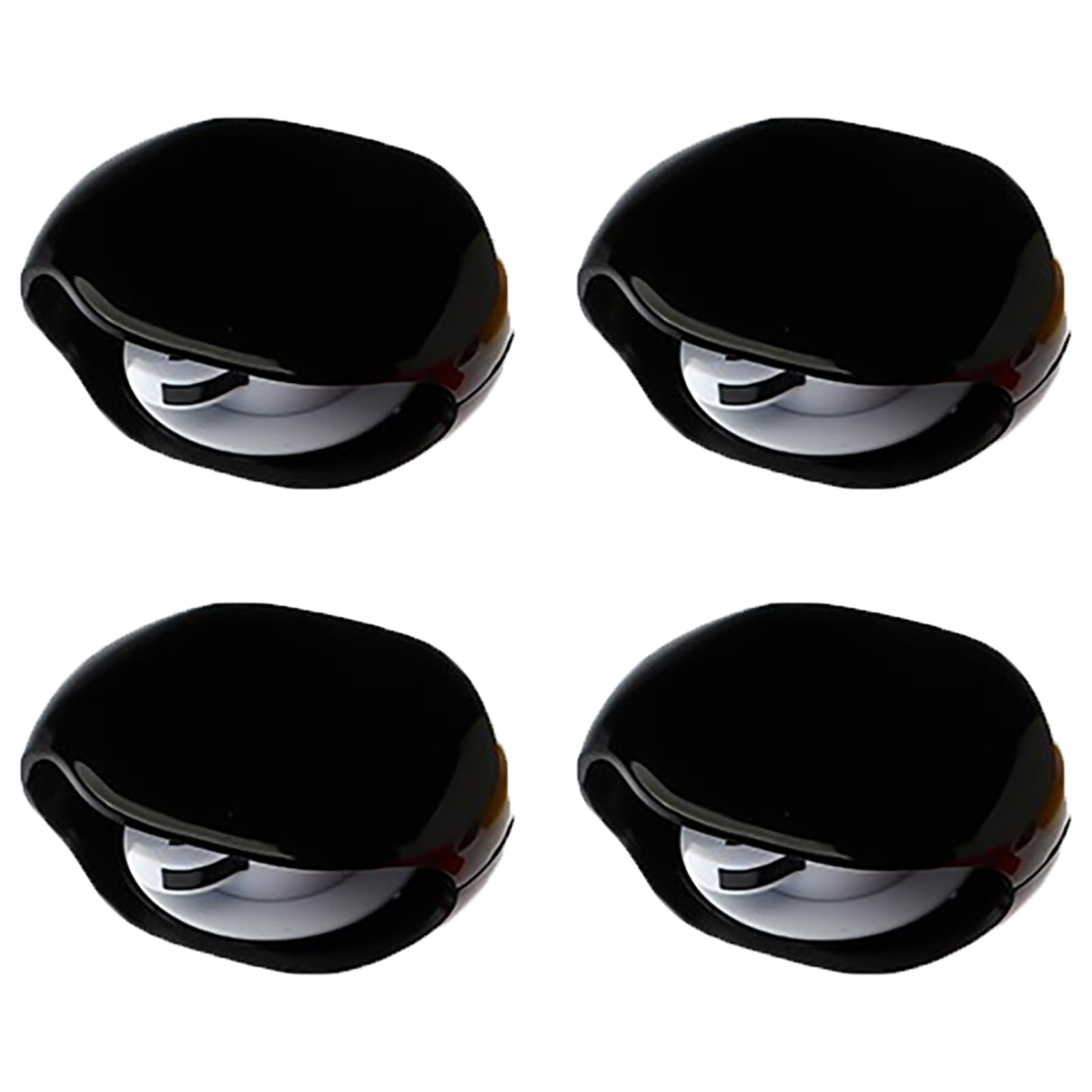 Automatic Cord Reel, Retractable Recovery Cord Reel Wire Collection Organizer, for USB Cables, Headphone Cable, Data Charging Cable Tangle (4*Black)