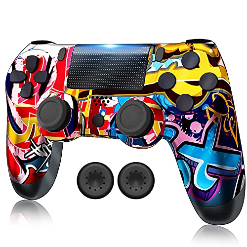 RIIKUNTEK Wireless Controller Compatible with PS 4/Pro Console/Slim/PC/Android/IOS 13 with Dual Vibration, Touch Pad, Bluetooth, Stereo Headset Jack, Six Axis Motion Control, Rechargeable Orange RIIKUNTEK Wireless Controller Compatible with PS 4/Pro Console/Slim/PC/Android/IOS 13 with Dual Vibration, Touch Pad, Bluetooth, Stereo Headset Jack, Six Axis Motion Control, Rechargeable Orange