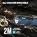 ACEBEAM TAC AA 2.0 Longest-Range AA Flashlight 360 Meters, 900 High Lumens Tactical EDC Flashlight Rechargeable, 6 Modes Pocket LED Super Bright Small Mini Flashlight for Camping, Home(SFT-25R HI)