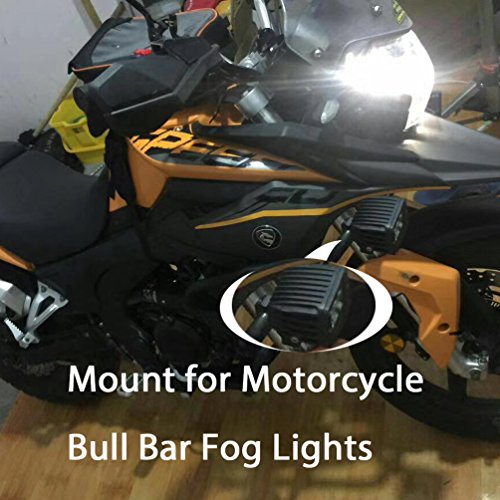 House Tuning 1.125" Round Bar Clamp Bracket -Pack 4 Light Bar Clamps,Roof Cage Holder For 1 1/8 Inch Bar (1.125" -Clamp Mount Kit) #TOP5