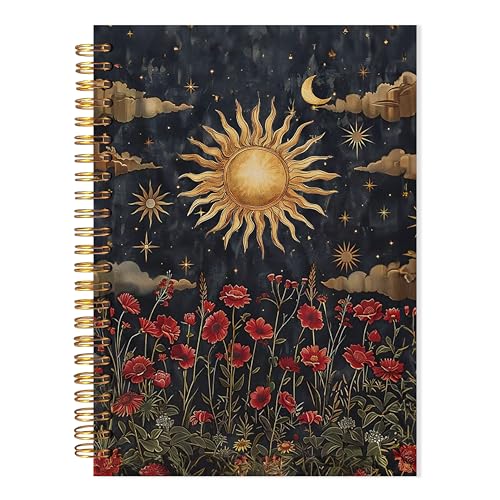 Carnet de notes sorcière céleste pour vos rituels d'écriture