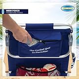 Tommy Bahama Plecak plażowy, aluminiowy, granatowy, 1 szt