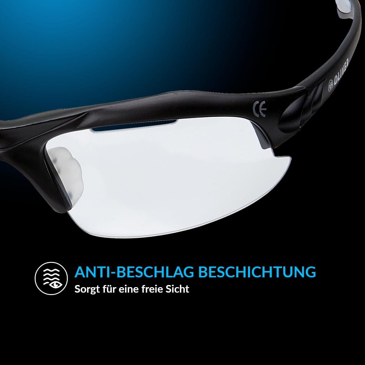 Oliver okulary sportowe – okulary sportowe dla kobiet i mężczyzn – okulary ochronne jako okulary do squasha i badmintona – okulary do jazdy na rowerze wyścigowym – okulary do biegania – okulary