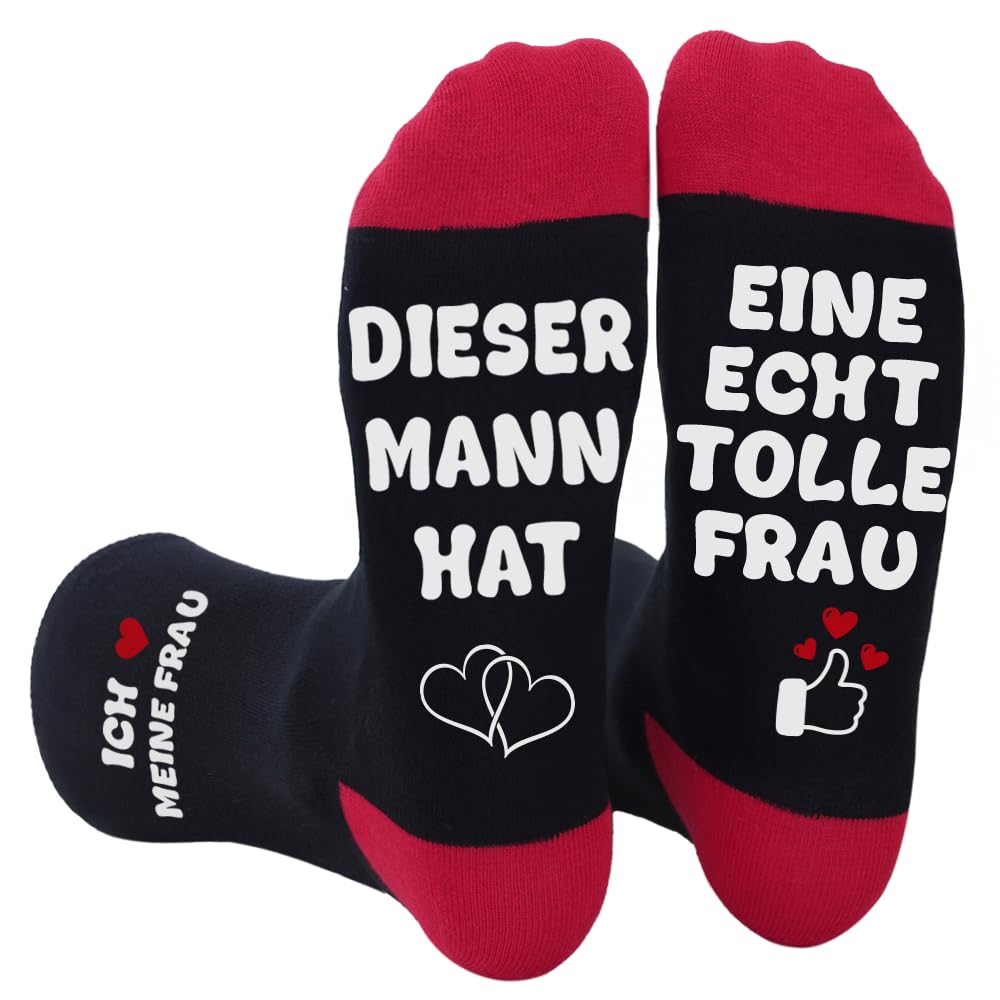 FLYWIND Vatertagsgeschenk für Papa Opa Vater Lustige Socken Herren Geschenke Vatertag für Männer Fun Socken Herrensocken Originelle Geburtstagsgeschenk Männertag Weihnachten Valentinstag