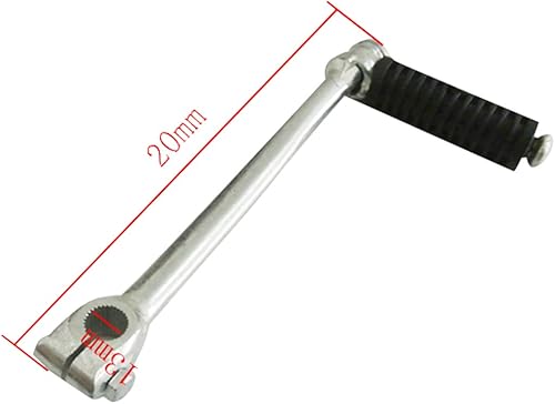 Miniatura 4 de Palanca de arranque de 0.512 in0.51 pulgadas para motocicleta de motocross de 50 cc, 70 cc, 90 cc, 110 cc, 125 cc, 140 cc, para Lifan YX SSR XR50