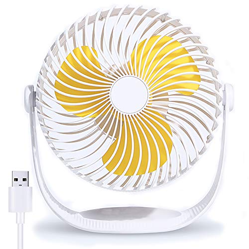 USB Desk Fan | Small Ultra Quiet Desk Fans｜360° Adjustment For Better Cooling
