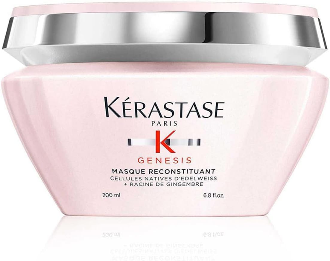 KérastaseStärkende Haarmaske für brüchiges und strapaziertes Haar, Aufbauend und effektiv gegen Haarausfall, Masque Reconstituant, Genesis