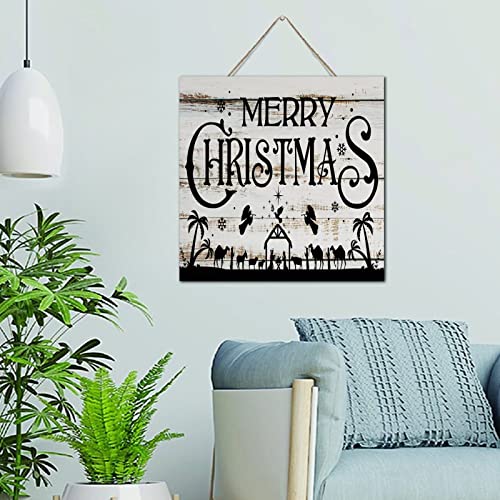 Panneau bois Merry Christmas pour la chambre enfant de Noel