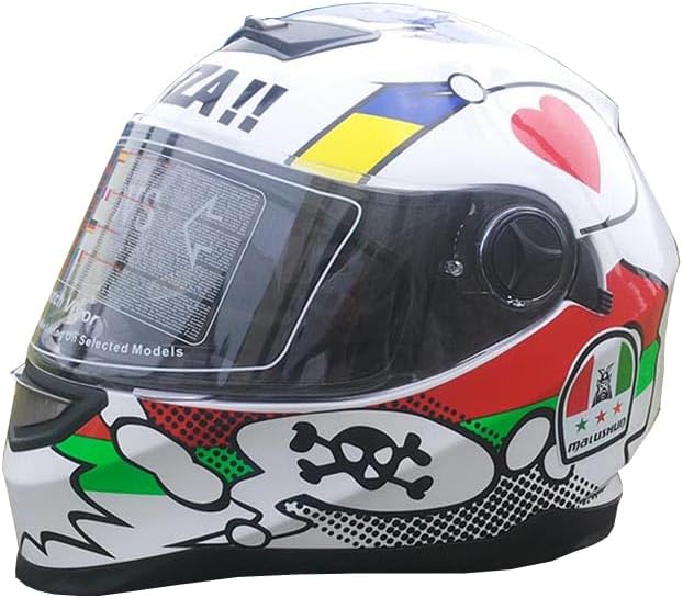 Full Face Motorcycle Helmet Dual Visor Riding Motocross Racing Motobike Helmet Casco De Motocicleta