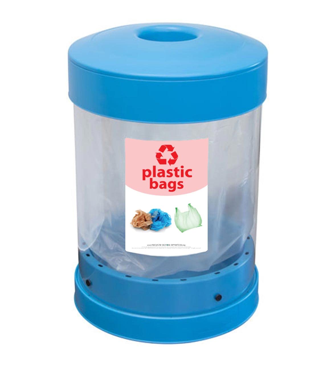 Glasdon CThru 36G Plastic Bag Recycling Bin (Transparent