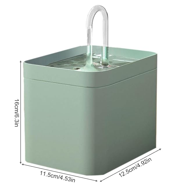 Foto 4 de 7 de Fuente de agua para gatos, ultra silenciosa 1,5 L fuente de agua para gatos inalámbricos