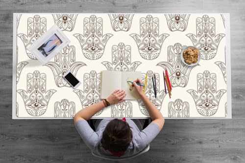 Couverture de bureau vinyle pour protéger une table des rayures et taches