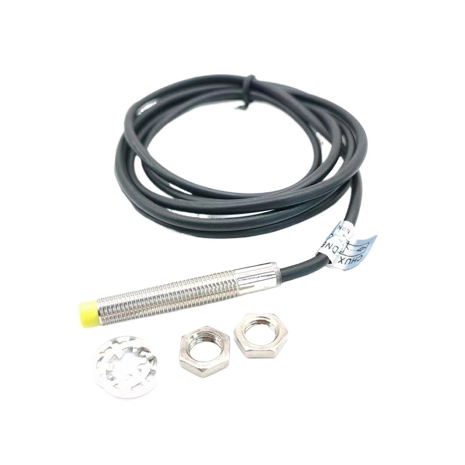 ZXAOMMBEA M8 Cylinder Type Inductive Proximity Sensor Switch NPN 2mm Sensing Detect Distance 3 Wires 24VDC Motion Sensors(NPN NC)