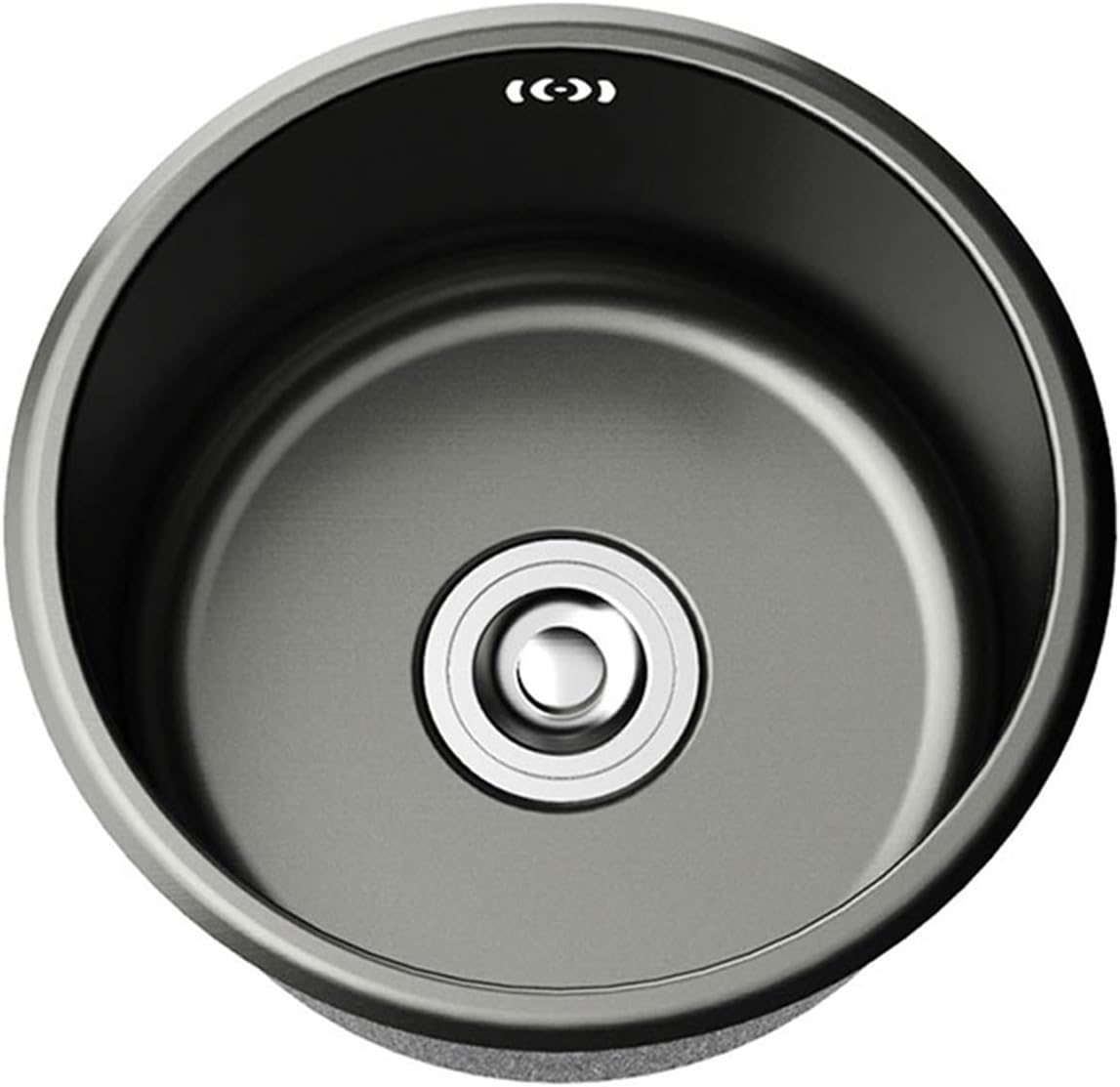 BEUON Sinks,Inset/Undermount Composite Kitchen Sink,Black